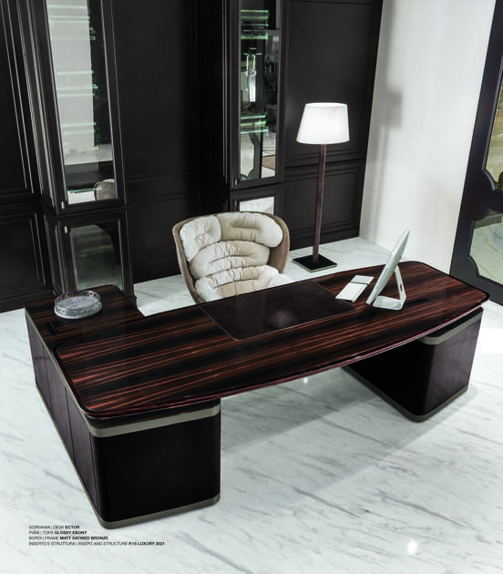 Longhi Поворотное кожаное кресло Loveluxe 2015 – regency collection X 106 - Вид №3