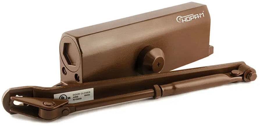 Доводчик НОРА-М с задержкой закрытия для дверей до 110 кг 83518452