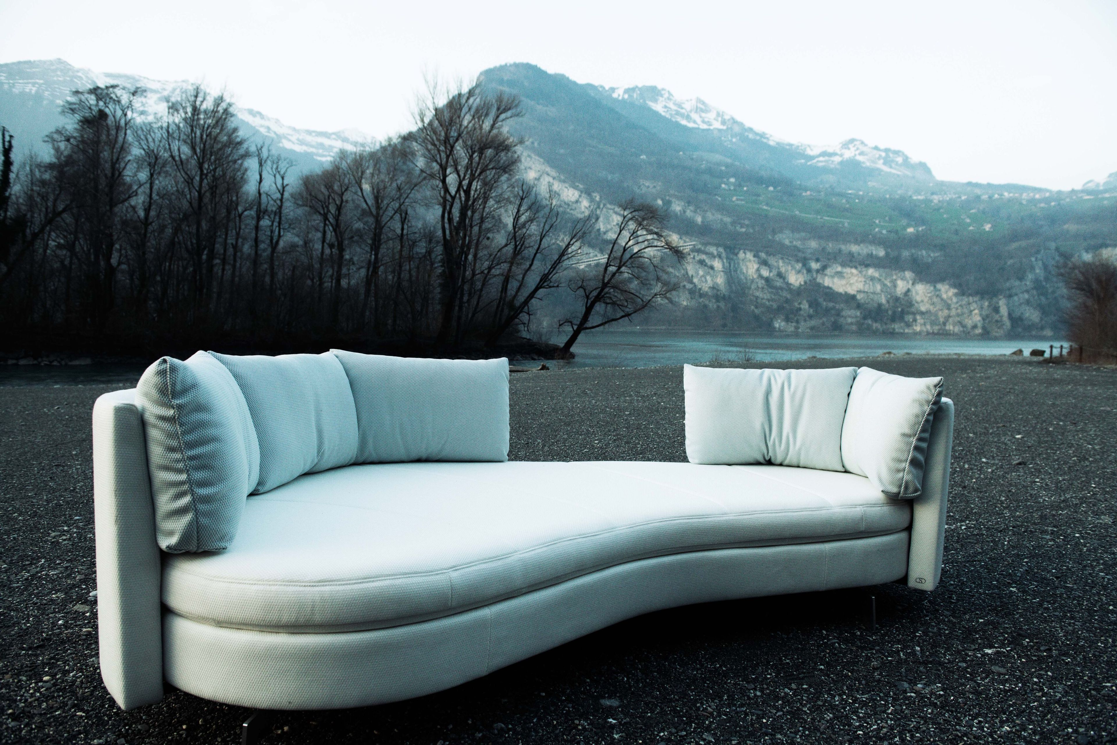 Sunbrella®изогнутый садовый диван de Sede DS-164 ARCH-00063000 - Вид №7