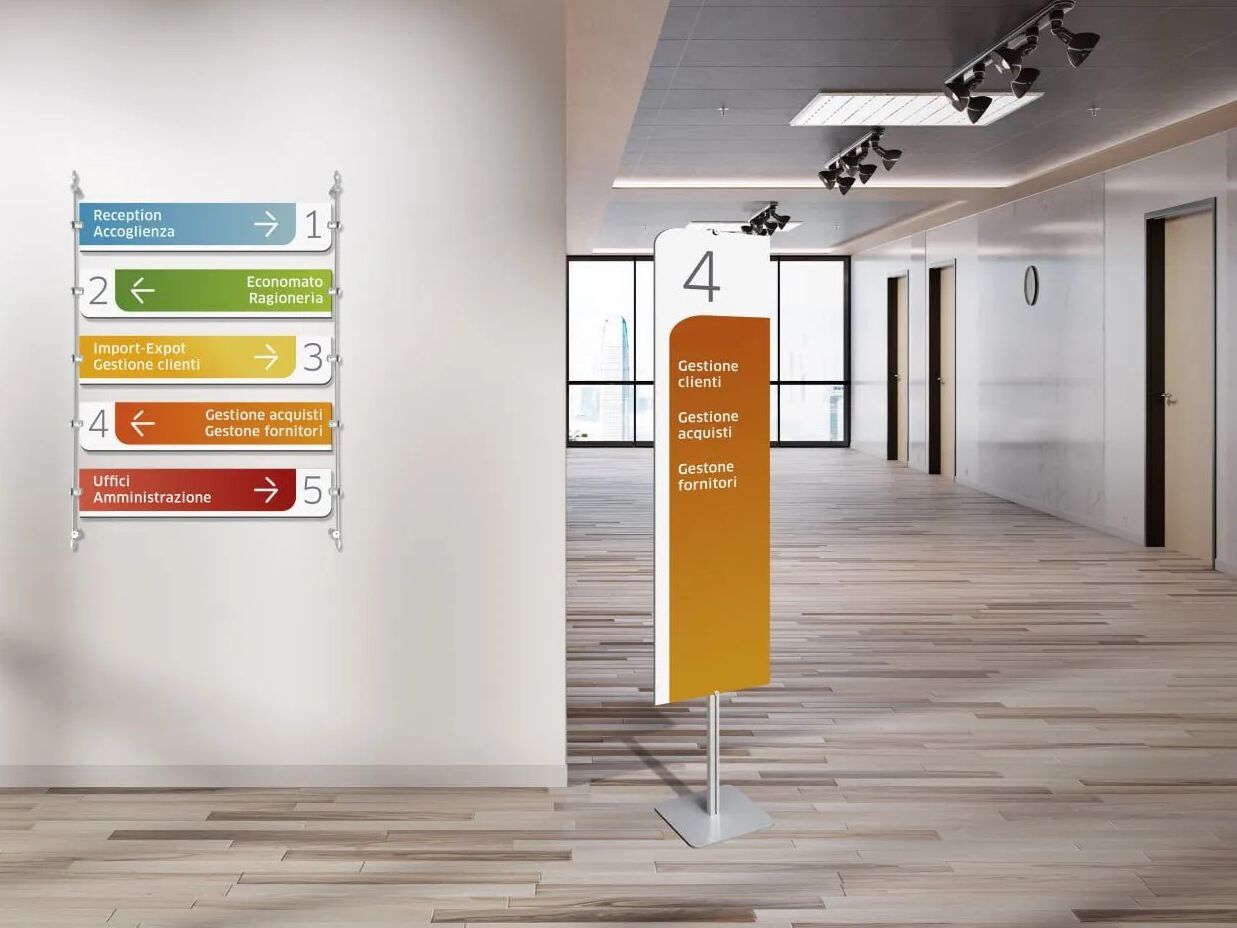 Крытый металлический самонесущий знак знак STUDIO T InUno ARCH-00029849 - Вид №1