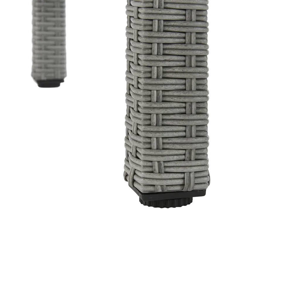 Садовая мебель NATERIAL Davos: алюминиевый стол со стеклянной столешницей 90x180 см 82509550 STLM-0028914 - Вид №5