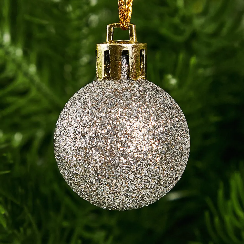 87036352 Набор новогодних шаров Christmas ø8 см цвет зеленый 50 шт. STLM-1541515 Santreyd  - Вид №12