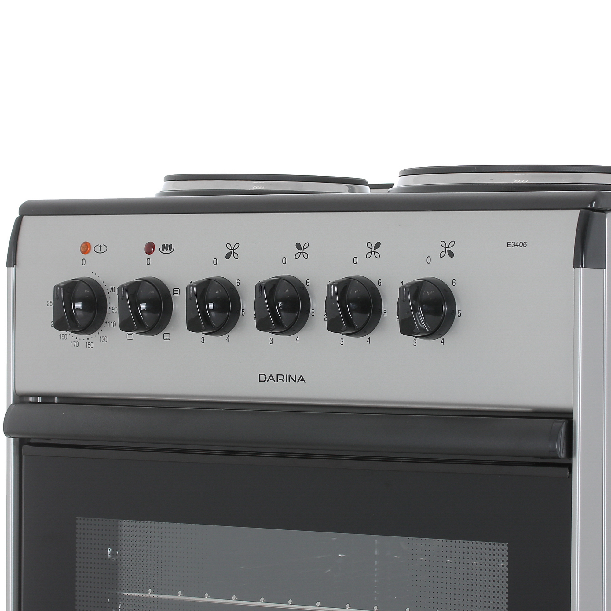 9934918 Электрическая плита DARINA E 3406 S серебристый STDN-0118806 - Вид №3