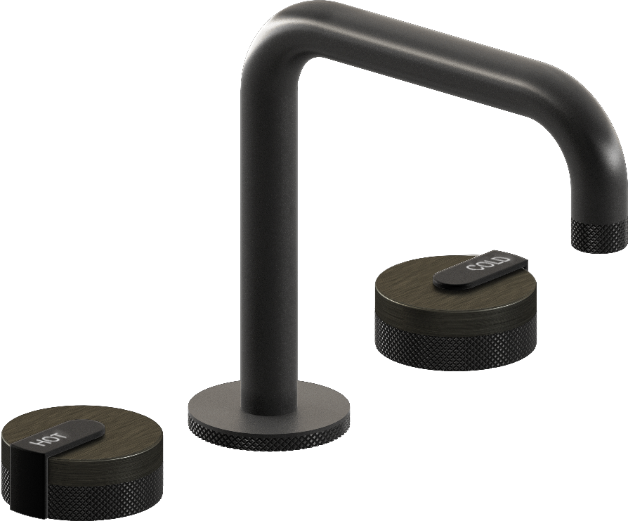 E-11511-R1BOX-L1MBK-BK Смеситель для умывальника на 3 отвертия GRAFF MOD+