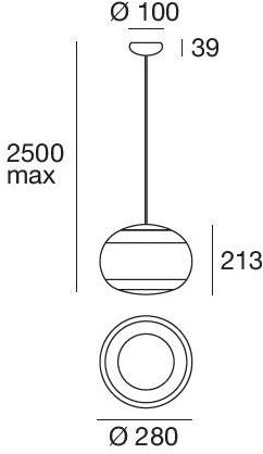 Stilnovo Светодиодная подвесная лампа из дутого стекла La mariée sun-id-1459134 - Вид №5