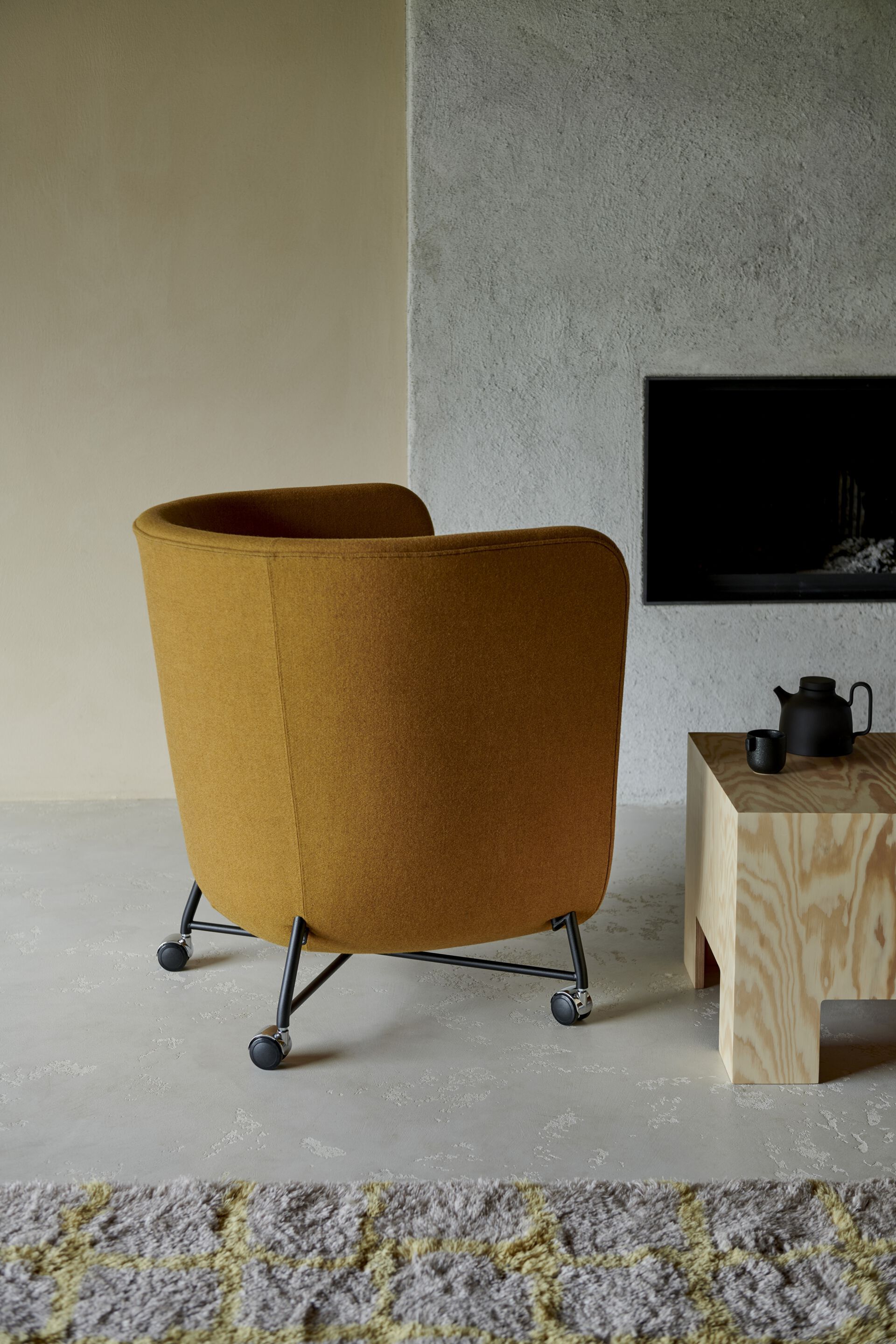 Тканевое кресло с колесами и отсеком для хранения Bla Station Pocket ARCH-00041885 - Вид №9