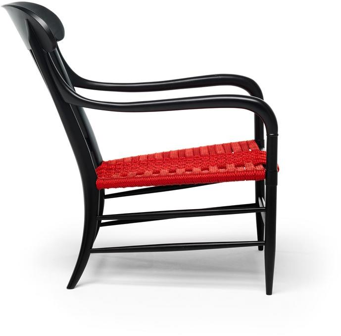 EPÒNIMO Кресло из вишневого дерева с подлокотниками  He001  - Вид №2