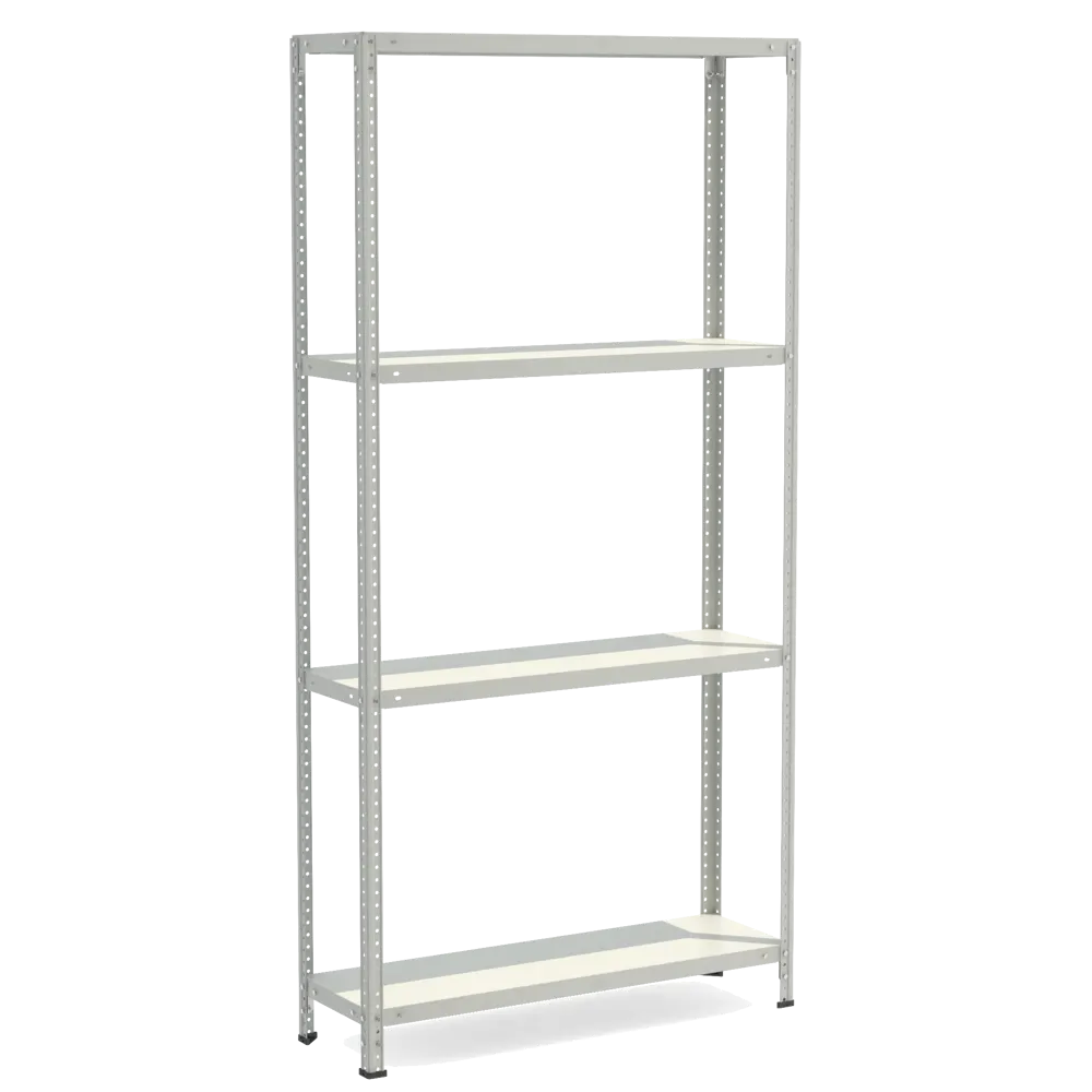 Стеллаж металлический 4 полки 200x100x50 см цвет серый нагрузка на полку 150 кг 82217137 STLM-2102413 Santreyd  - Вид №3