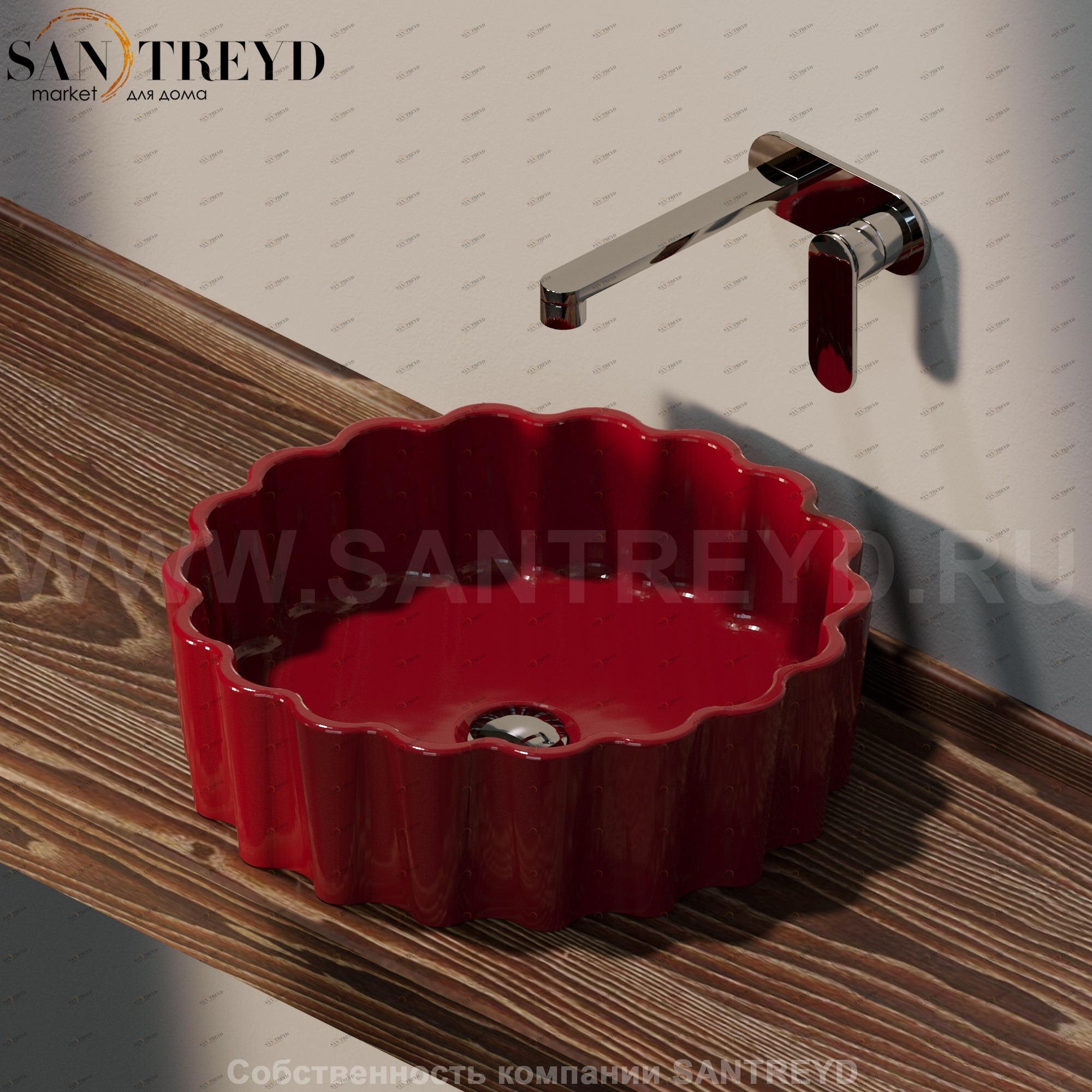 DZ46L3011 Накладная раковина на столешницу  круглая Ceramica Flaminia Doppio Zero