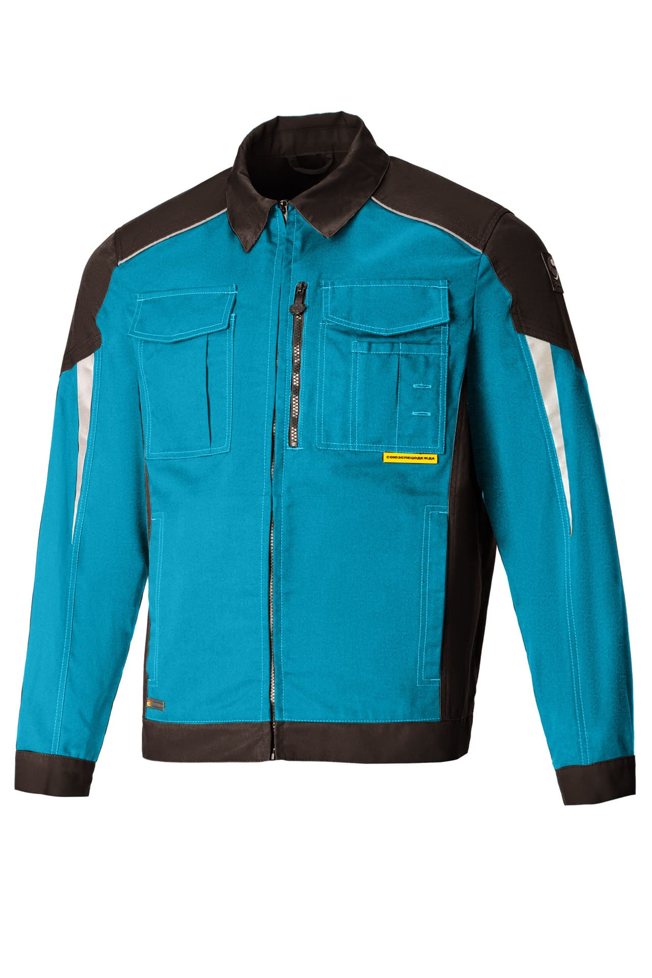 5031504 Костюм  NEW аквамарин-черный STATUS  Летняя спецодежда  размер 64-66/170-176  - Вид №1