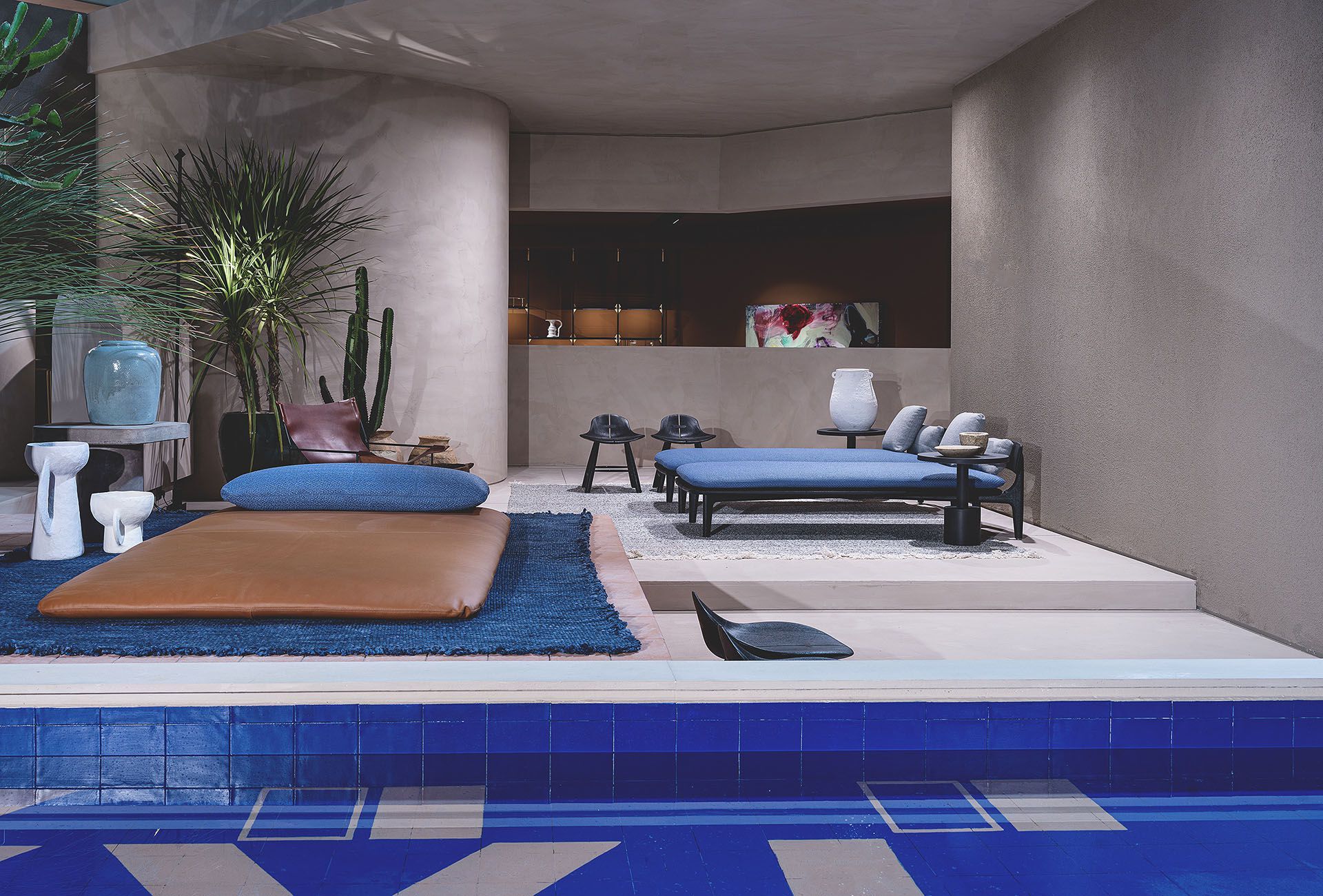 Напольный ковер из полиэтилена ручной работы Baxter LHASA ARCH-00030431 - Вид №2