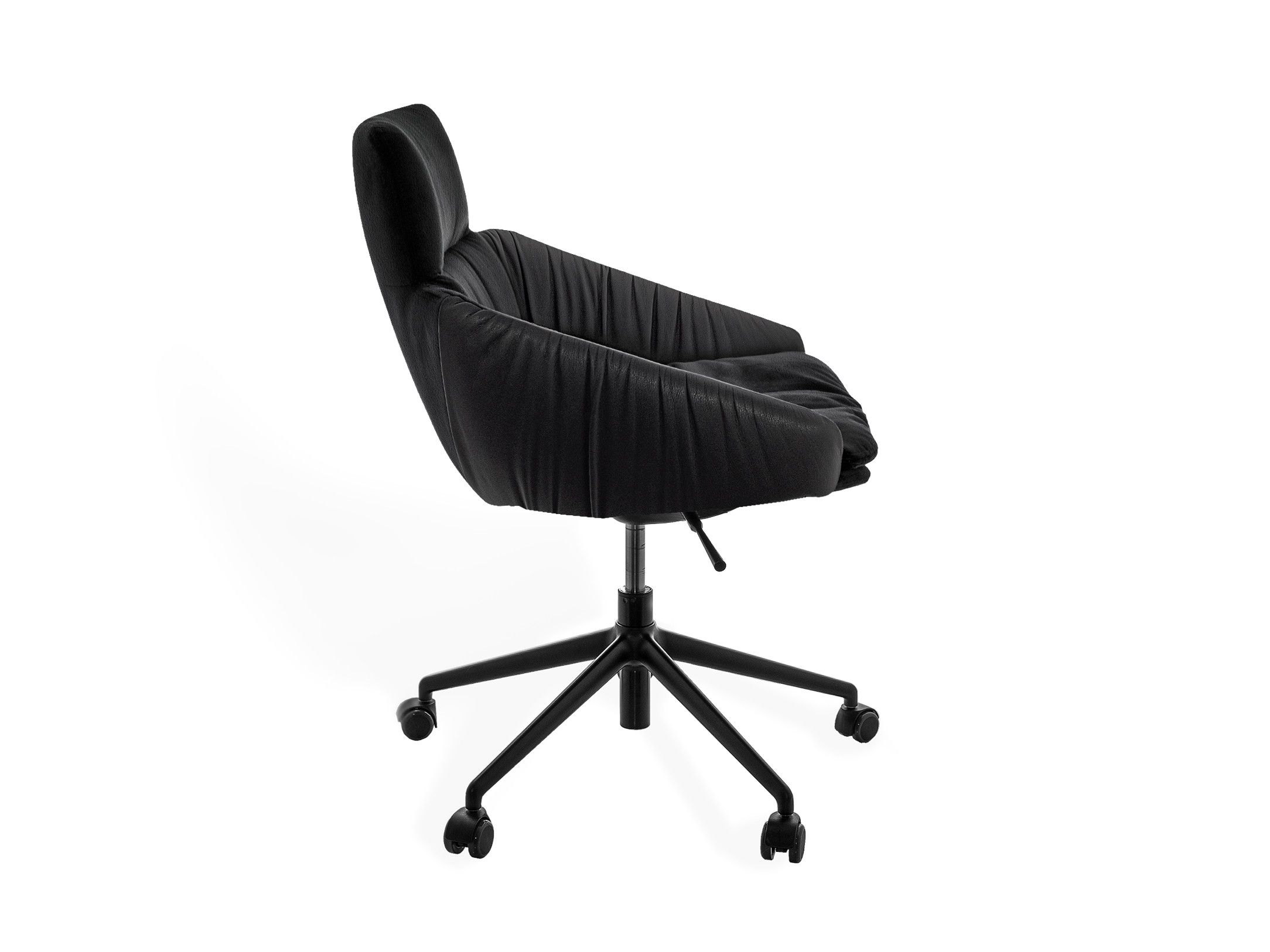 Стул с подлокотниками и 5-спицевым основанием с колесами KFF Faye Casual ARCH-00106765