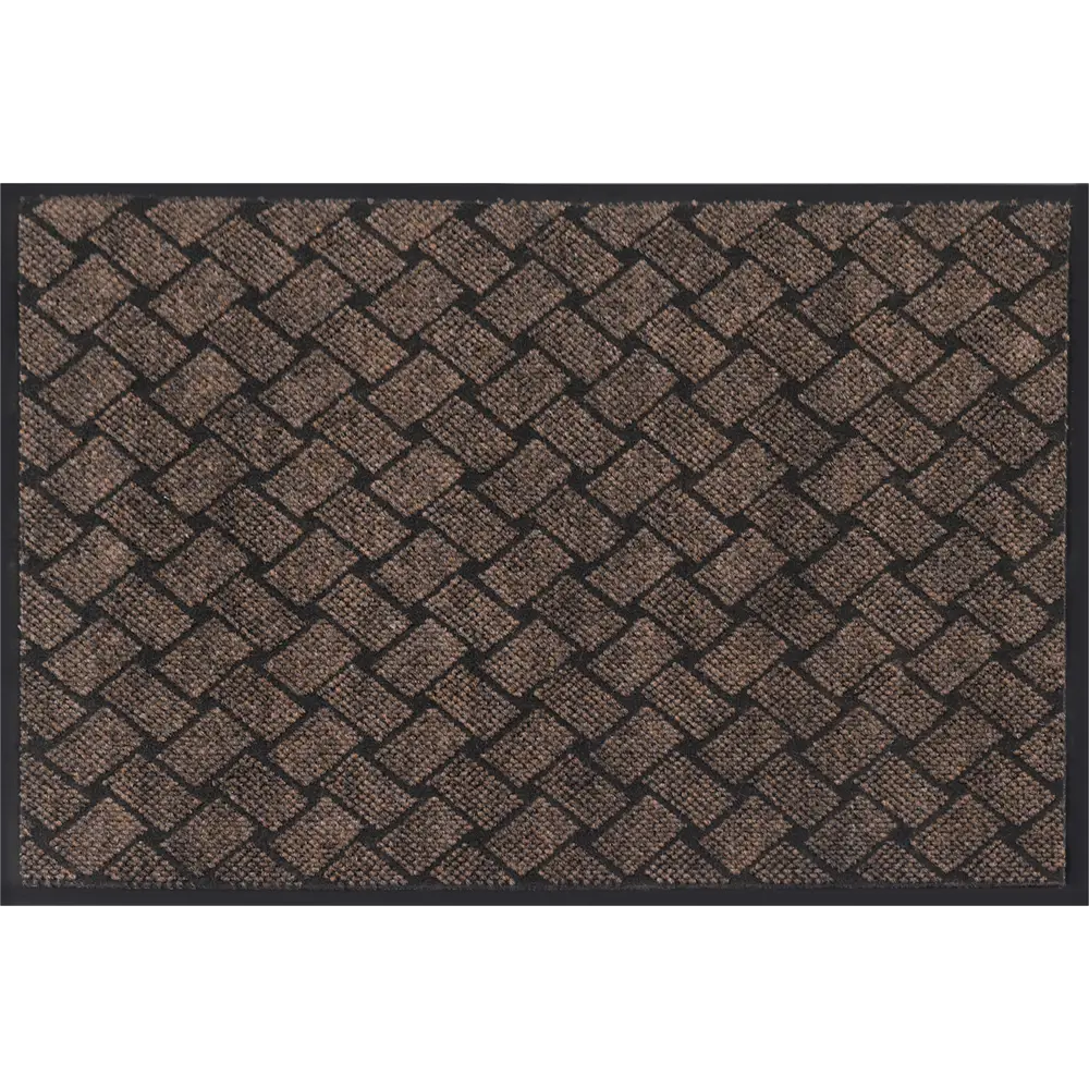 Santreyd Коврик грязезащитный Северин с текстурой плетения 60x90 см 89398771 STLM-1531431 - Вид №1