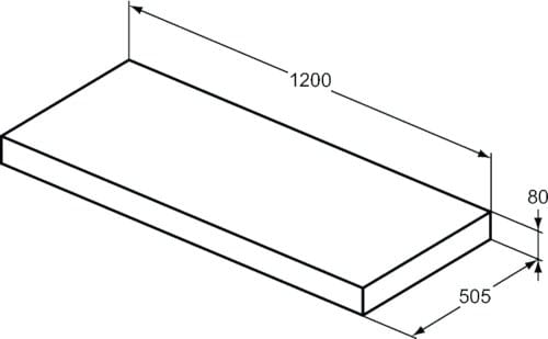 Полка для ванной комнаты Ideal Standard Раковина ARCH-00138166 - Вид №5
