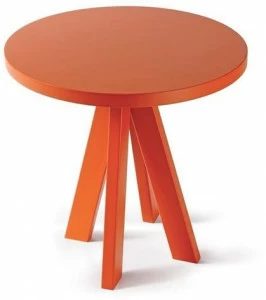 Atipico Круглый журнальный столик из лакированного бука A.ngelo