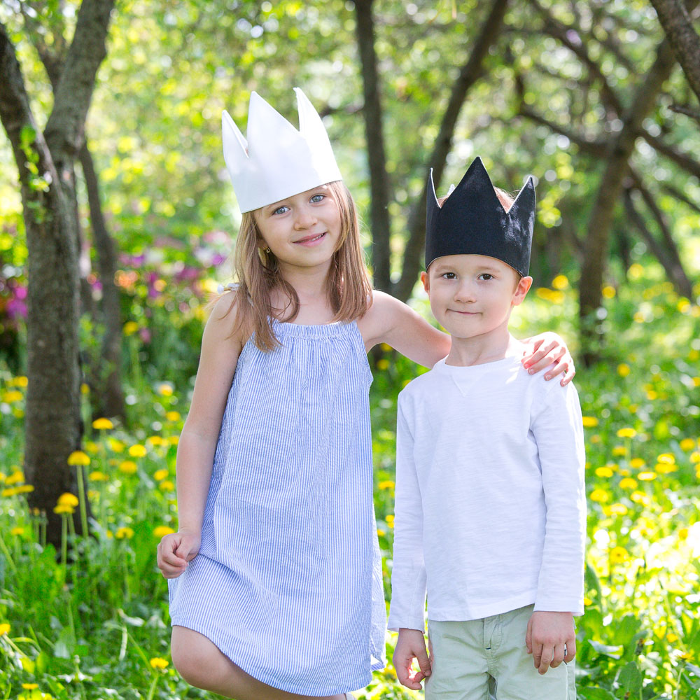 Детская корона Black&White VAMVIGVAM BLACK&WHITE 281510 Белый;черный Santreyd  - Вид №2