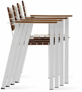 Nola Industrier Штабелируемый садовый стул с подлокотниками Sunset