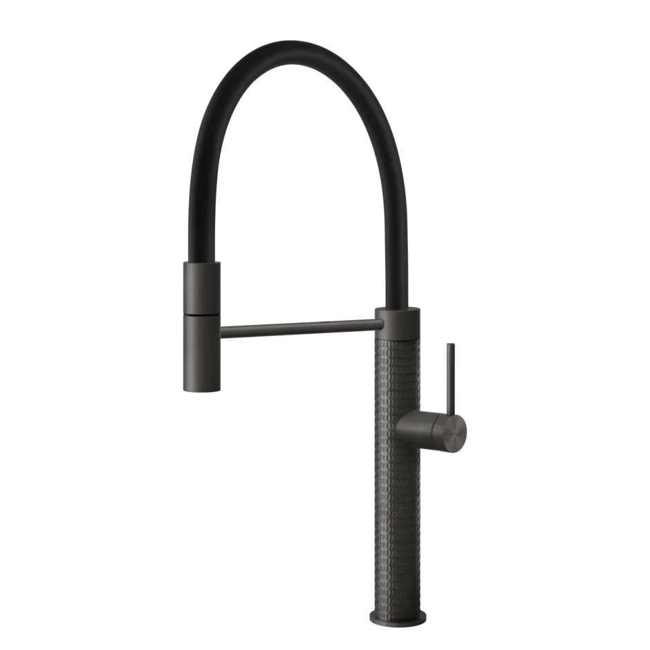 Смеситель для раковины 60012 707 Gessi Gessi316 ЧЕРНЫЙ МЕТАЛЛ BR. PVD 60012707