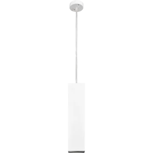 Светильник подвесной 1 м² GU10 призма цвет белый