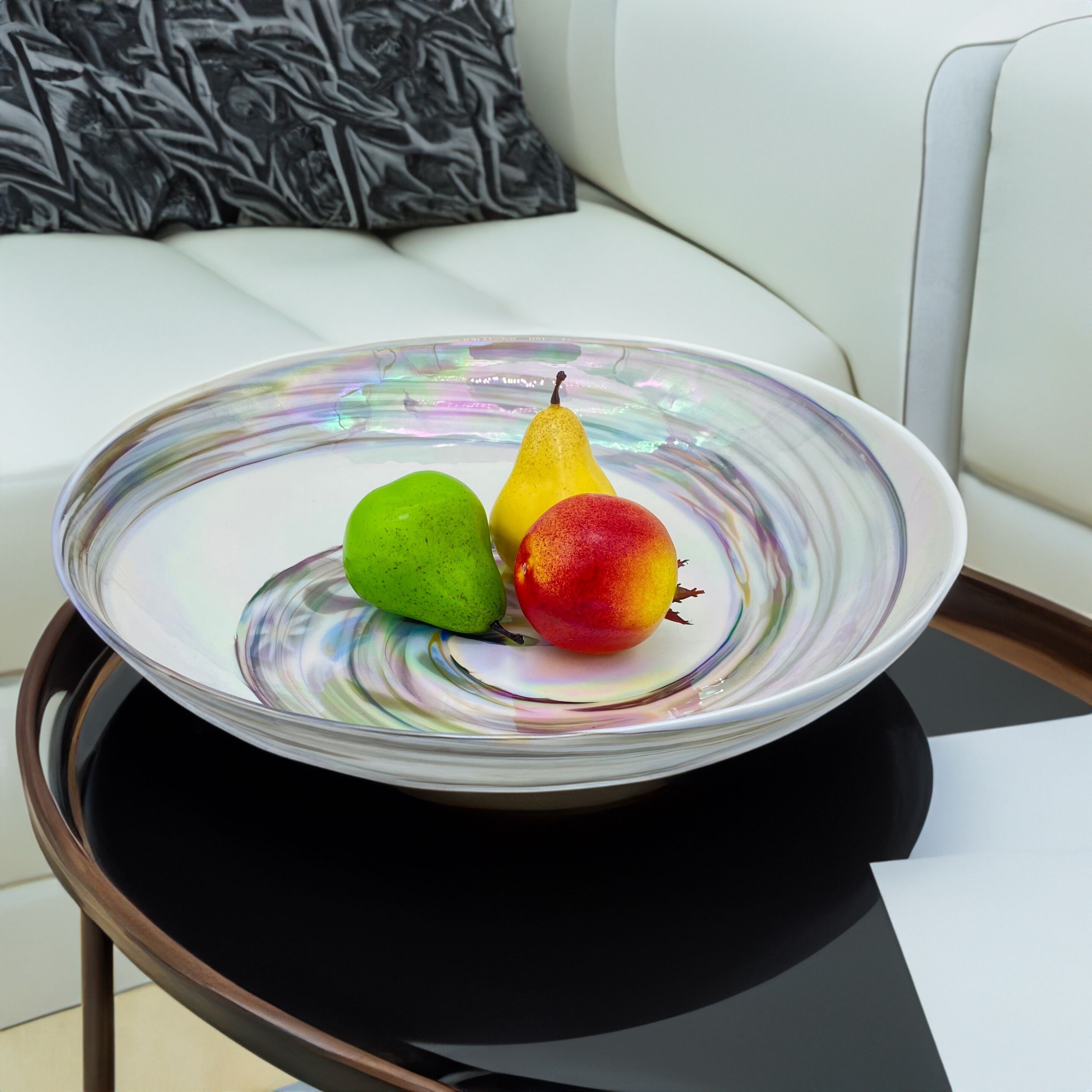 Тарелка для фруктов из муранского стекла ручной работы YourMurano Decorative Plates ARCH-00059541 - Вид №6