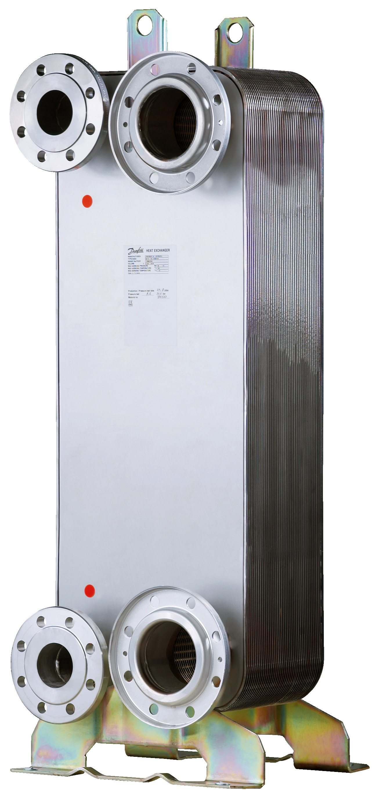 Danfoss Паяный пластинчатый теплообменник серии XB70 XB 70H-1 120 DN65/DN100 004B2019  - Вид №25