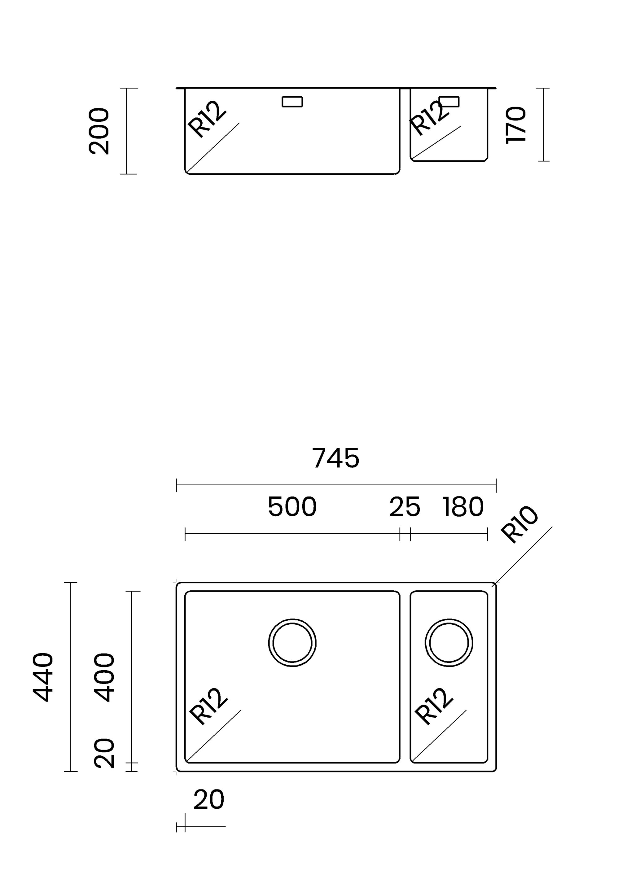 Раковина из нержавеющей стали с одной и половиной ванны TASCA CANOVA ARCH-00084996 - Вид №9
