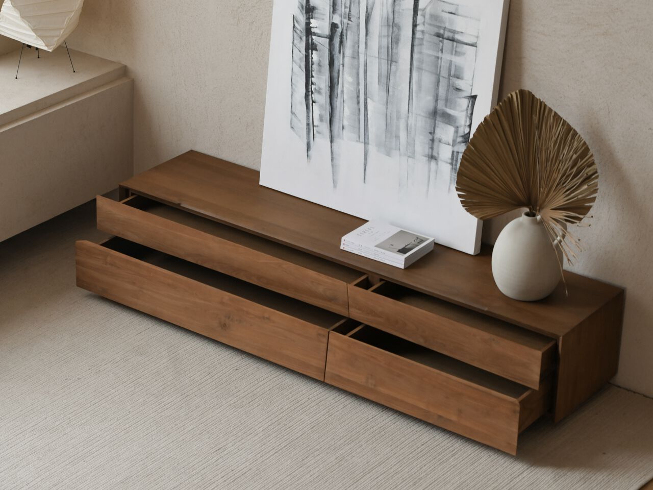 Шкаф для телевизора из массива дерева с ящиками Air Division ARCH-00087684 - Вид №11
