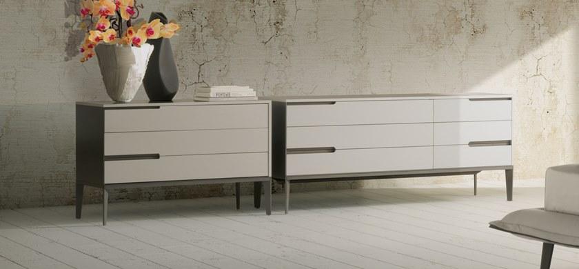 Natuzzi Лакированный комод со встроенными ручками Mondrian sun-id-1450170 - Вид №1
