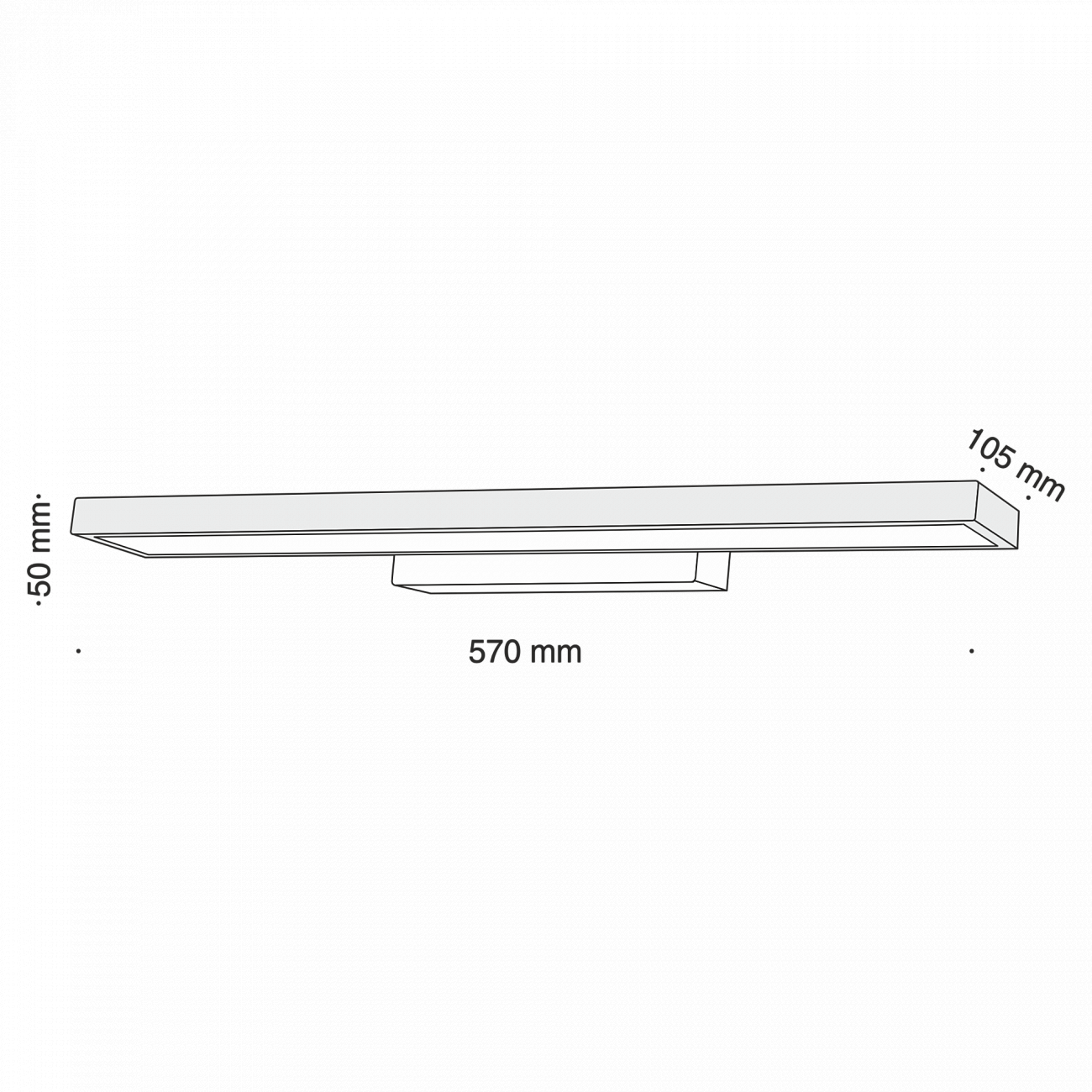 Бра настенное белое Everett C815WL TECHNICAL CEILING & WALL 00-3957415 Белый  - Вид №2