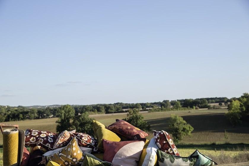 Élitis Прямоугольная подушка из хлопка с цветочными мотивами sun-id-1441760 - Вид №3