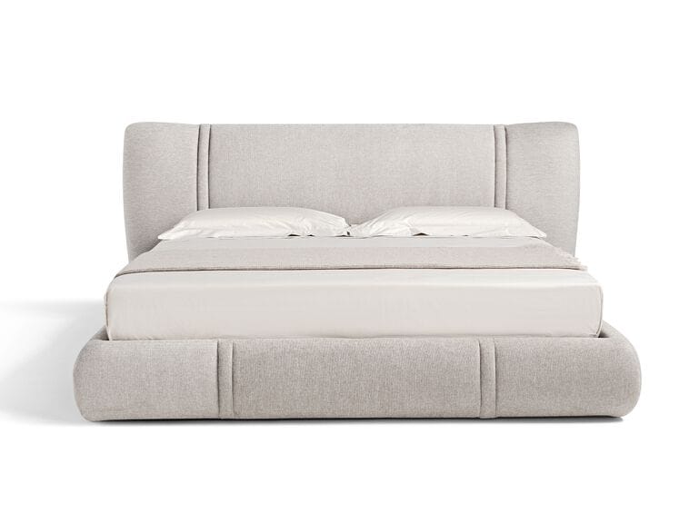 Двуспальная кровать из ткани с мягким изголовьем Max Divani Ember ARCH-00145732