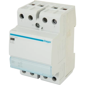Контактор модульный Hager 2НЗ, 63А, 230 В, 3М