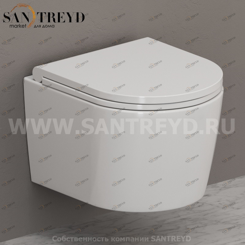 FOS06BI Подвесной унитаз настенный Белый Ceramica Globo FORTY3 Италия