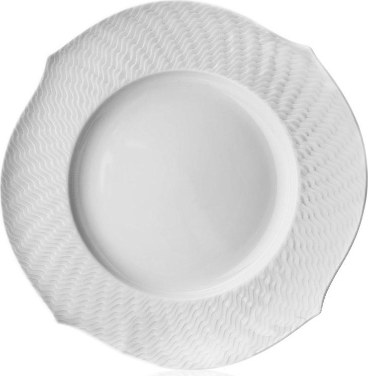 71603 Meissen Тарелка подстановочная 32,5см "Игра волн, рельеф, белый" Фарфор 