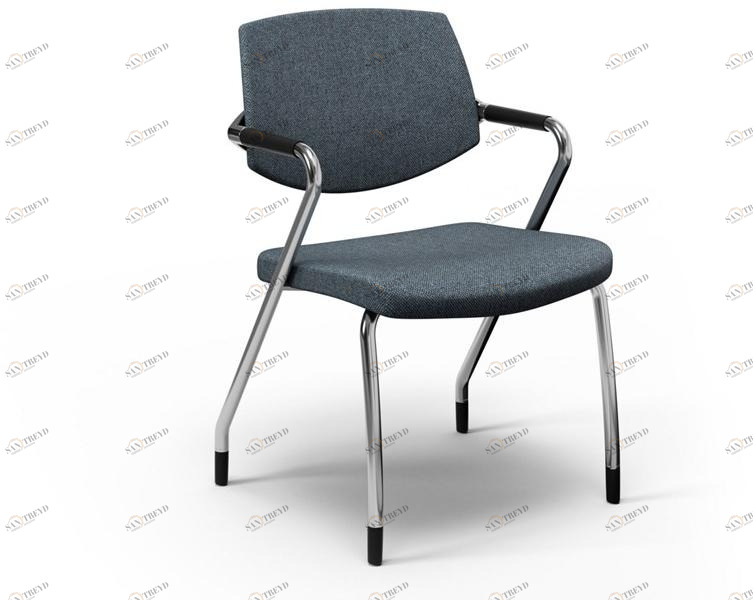 FANTONI Стул для конференций из ткани с подлокотниками Seating system sun-id-1351456