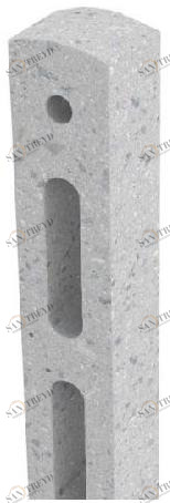 Sol.Pre.A. Столб перфорированный в бетоне. Pali per recinzione sun-id-1398275