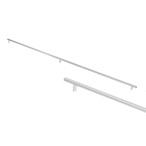 Мебельная ручка-рейлинг KONSENSA 1200 мм никель