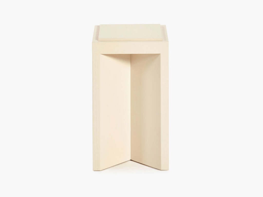 Деревянный низкий квадратный журнальный столик Serax Furniture by Ann Demeulemeester ARCH-00108810 - Вид №1