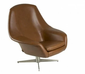 Hamilton Conte Paris Поворотное кожаное кресло Olaf