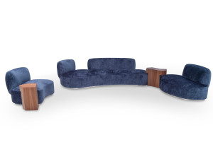 Модульный тканевый диван