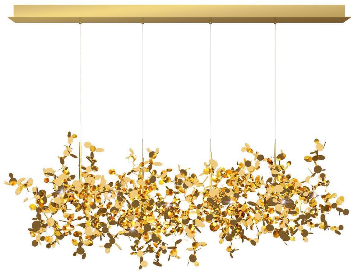 10101/4 Gold Подвесная люстра Loft IT Spark