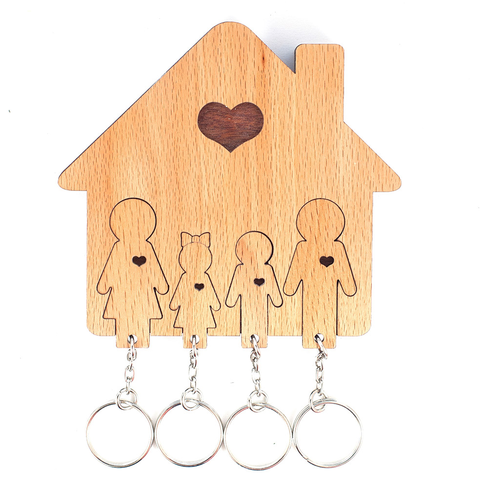1501-41 Ключница «семья с сыном и дочерью» Mimi 