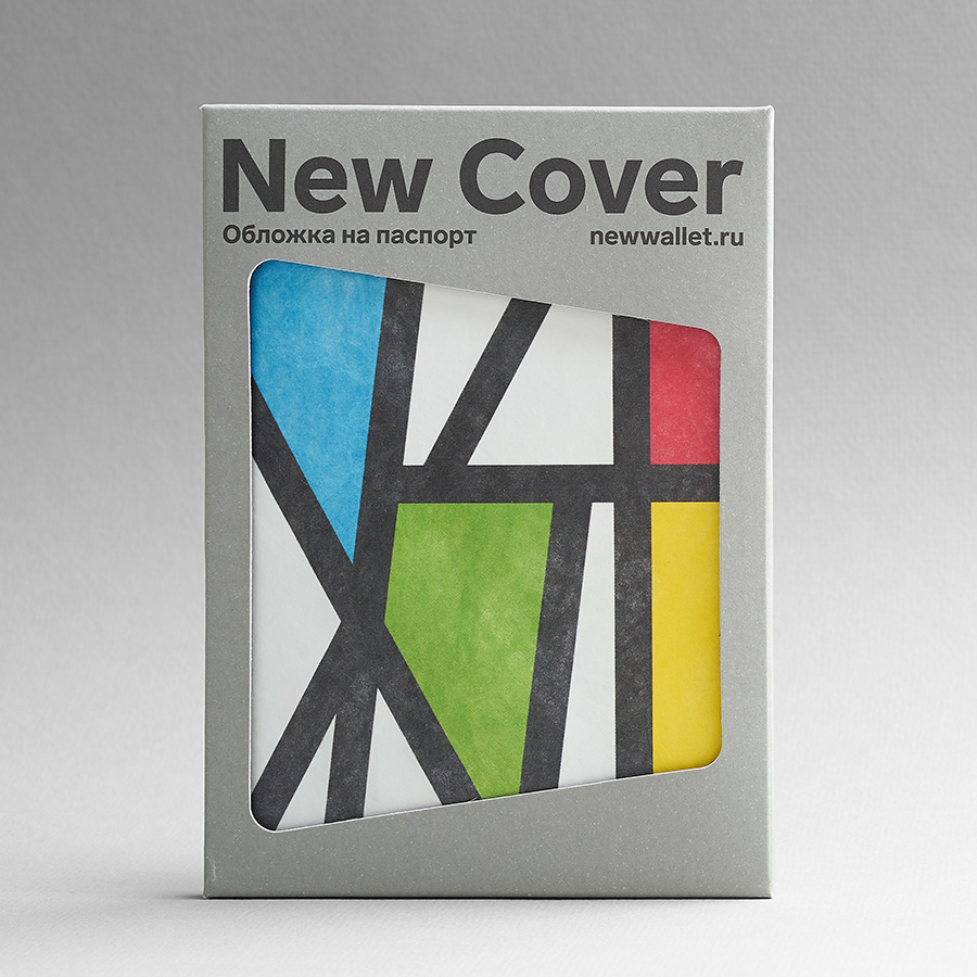 NC-123 Обложка на паспорт - new impression; сделан из tyvek® New wallet  - Вид №9