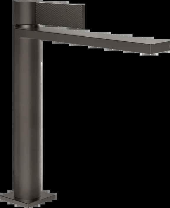 Смеситель для умывальника 73655 707 Gessi Inverso ЧЕРНЫЙ МЕТАЛЛ BR. PVD