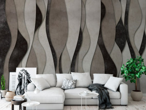 Живописные обои с рисунком