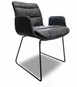 Tonon Кожаное кресло-салазки с подлокотниками Basic 2