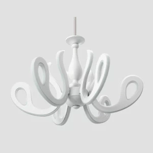 Потолочная светодиодная люстра Ambrella light Orbital Classic FK81/6 WH 292W D640 белая SUPERNW ДИЗАЙНЕРСКИЕ, ORBITAL CLASSIC 220085 Белый