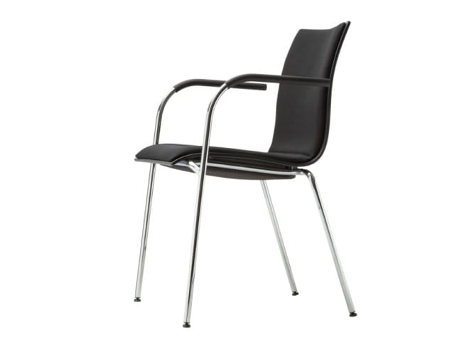 Мягкий штабелируемый стул с подлокотниками THONET S 160 ARCH-00142195 - Вид №1