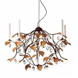 Люстра Jahreszeiten от Delight Collection прозрачная/бронзовая MT01.05.09.03.0 DELIGHT COLLECTION ДИЗАЙНЕРСКИЕ 247052 Прозрачный;бронзовый