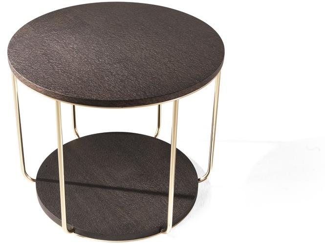 ETRO Home Interiors Круглый деревянный журнальный столик  E.amb.232.a  - Вид №1